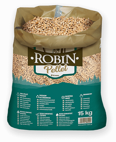worek pelletu opałowego Robin do kupienia w Oświęcimiu lub sklepie internetowym